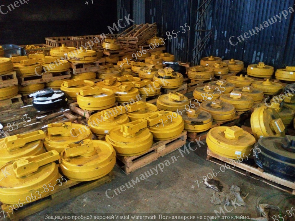 Колесо направляющее 81N6-13010 для гусеничного экскаватора Hyundai R160-7 Колесо направляющее 81N6-13010 для гусеничного экскаватора Hyundai R160-7