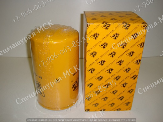 Масляный фильтр двигателя для колесного экскаватора JCB JS 175, 200 JCB581/18096 Масляный фильтр двигателя для колесного экскаватора JCB JS 175, 200 JCB581/18096